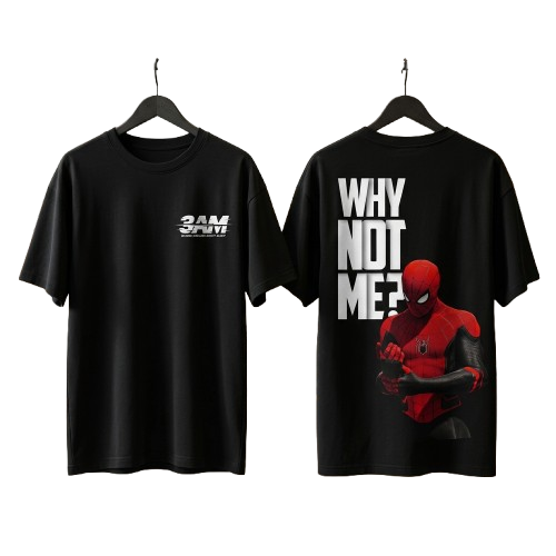 Spiderman “Why Not Me?” Oversized T-Shirt
